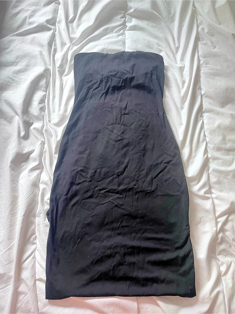 Garage Black Strapless Maxi Dress